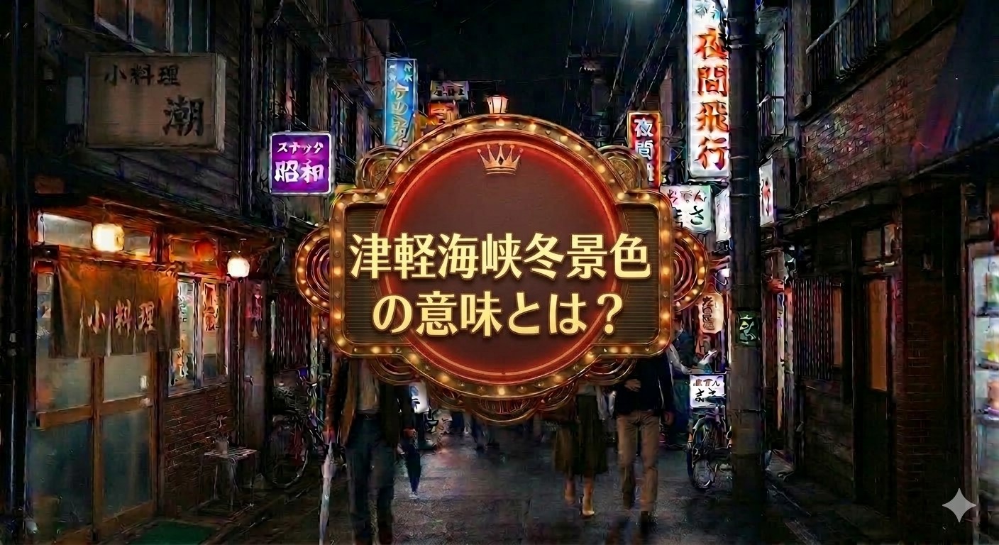 津軽海峡冬景色の意味