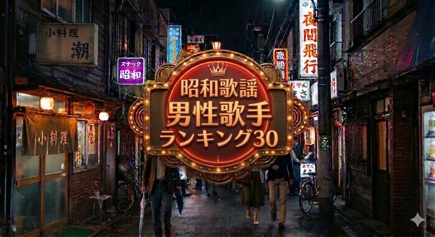 昭和歌謡男性歌手ランキング30