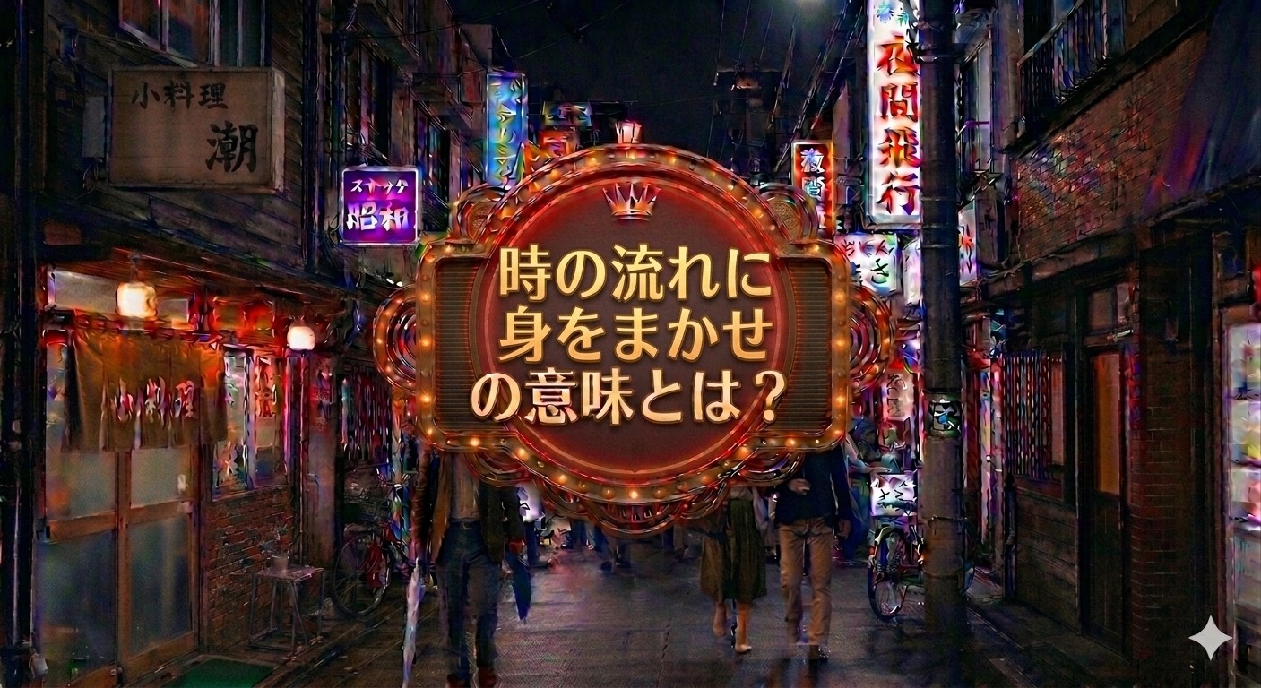 時の流れに身をまかせ 意味とは